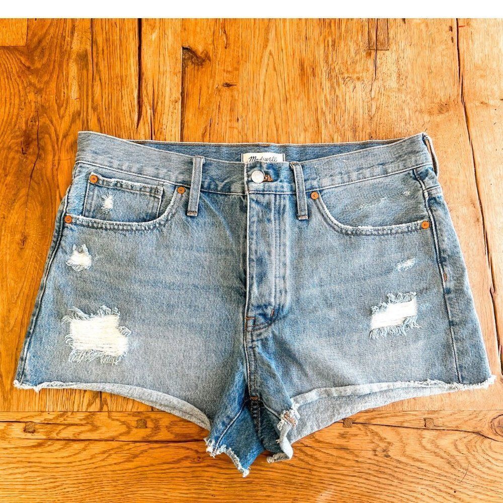 NEW! Madewell Relaxed Denim Shorts Size 30